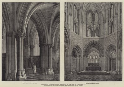 Catedral de Christchurch, Dublín, restauración por el difunto Sr. G E Street, RA de Henry William Brewer